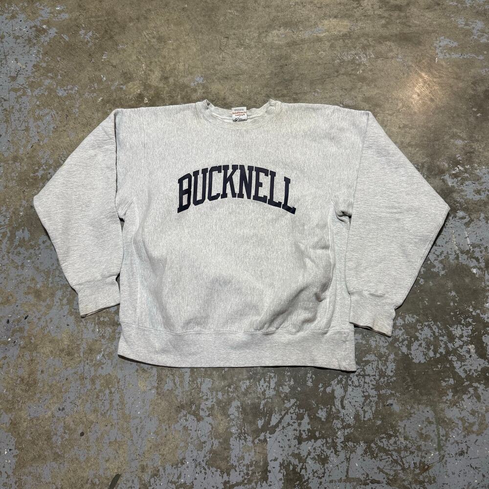 Vintage Bucknell University Reverse Weave Style Crewneck Sweatshirt Sz XXL